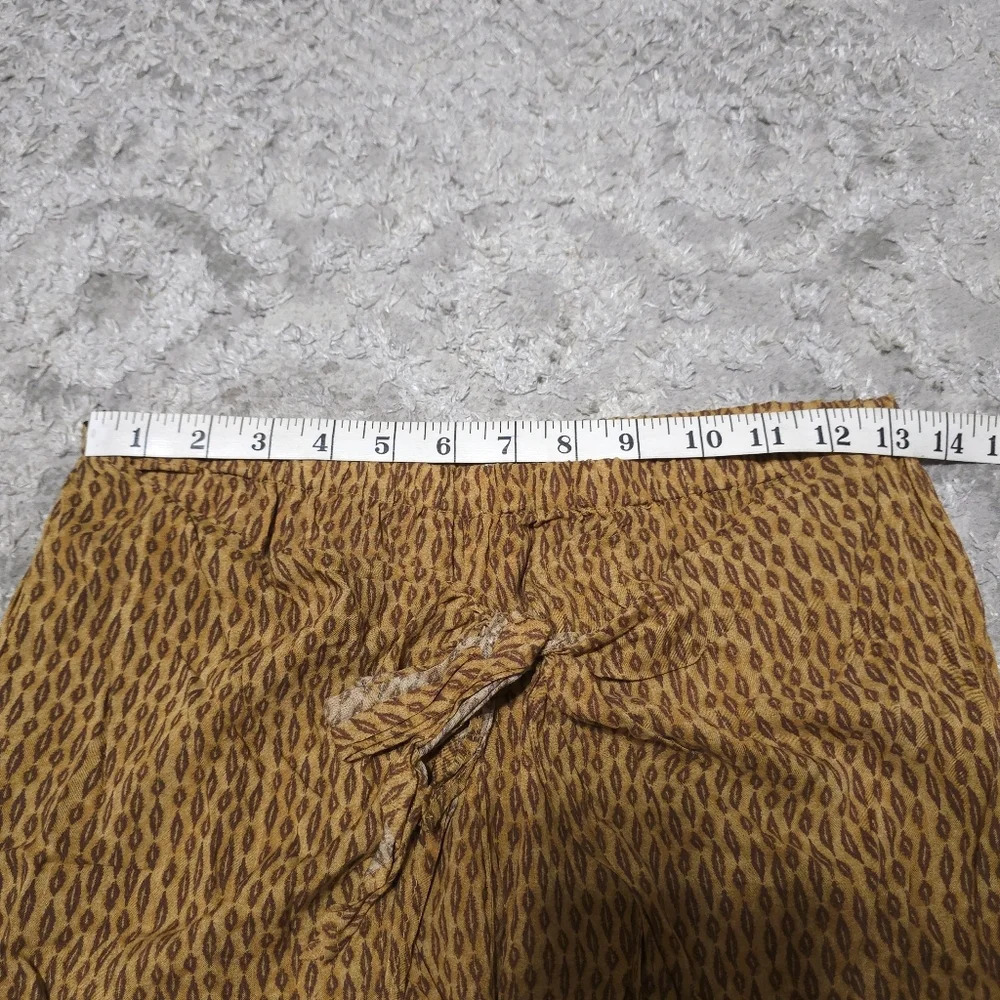 ✨️4/$20 Tie-Front Tie Palazzo Pants Lightweight Summer Cover-Up, Resort, M - Picture 7 of 14